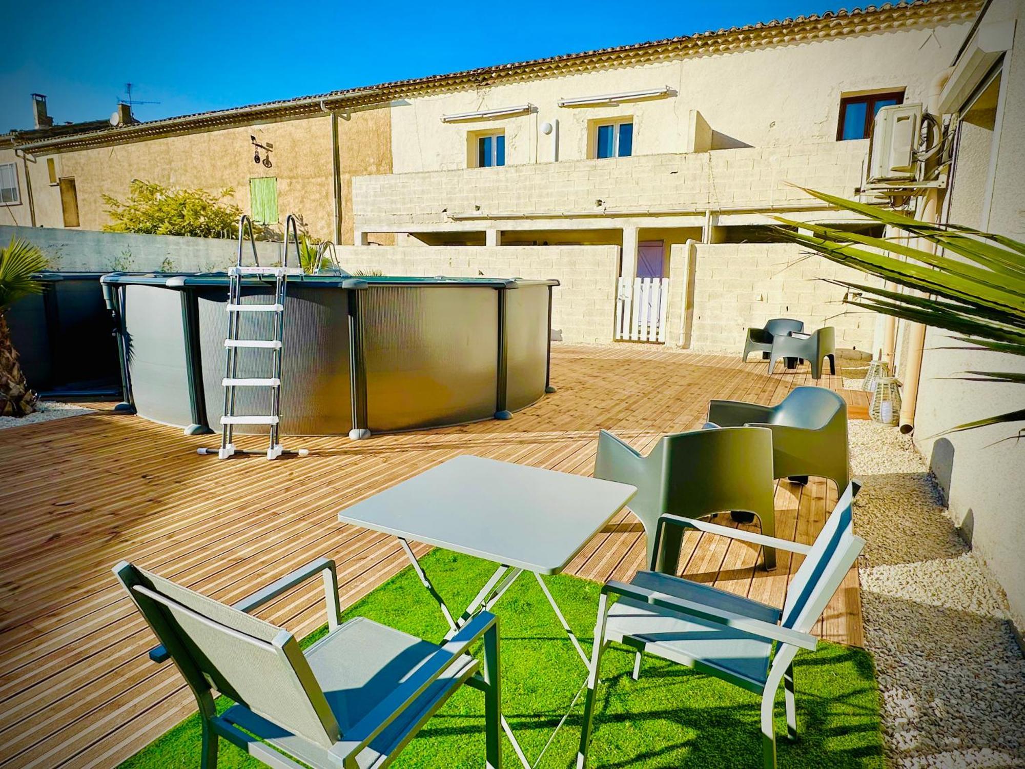Les Appartements Du Mas - Emeraude Aigues-Mortes Kültér fotó